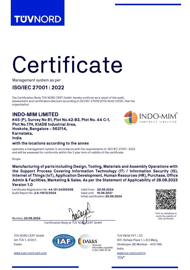 27001 certificate 27001 certificate