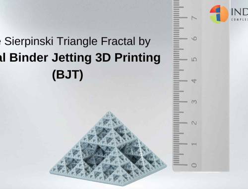 The Sierpinski triangle Fractal by Metal Binder Jetting 3D Printing (BJT)