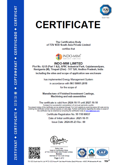 ISO50001 ISO50001-TPT