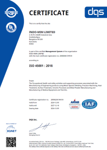 ISO45001- DBP ISO45001- DBP